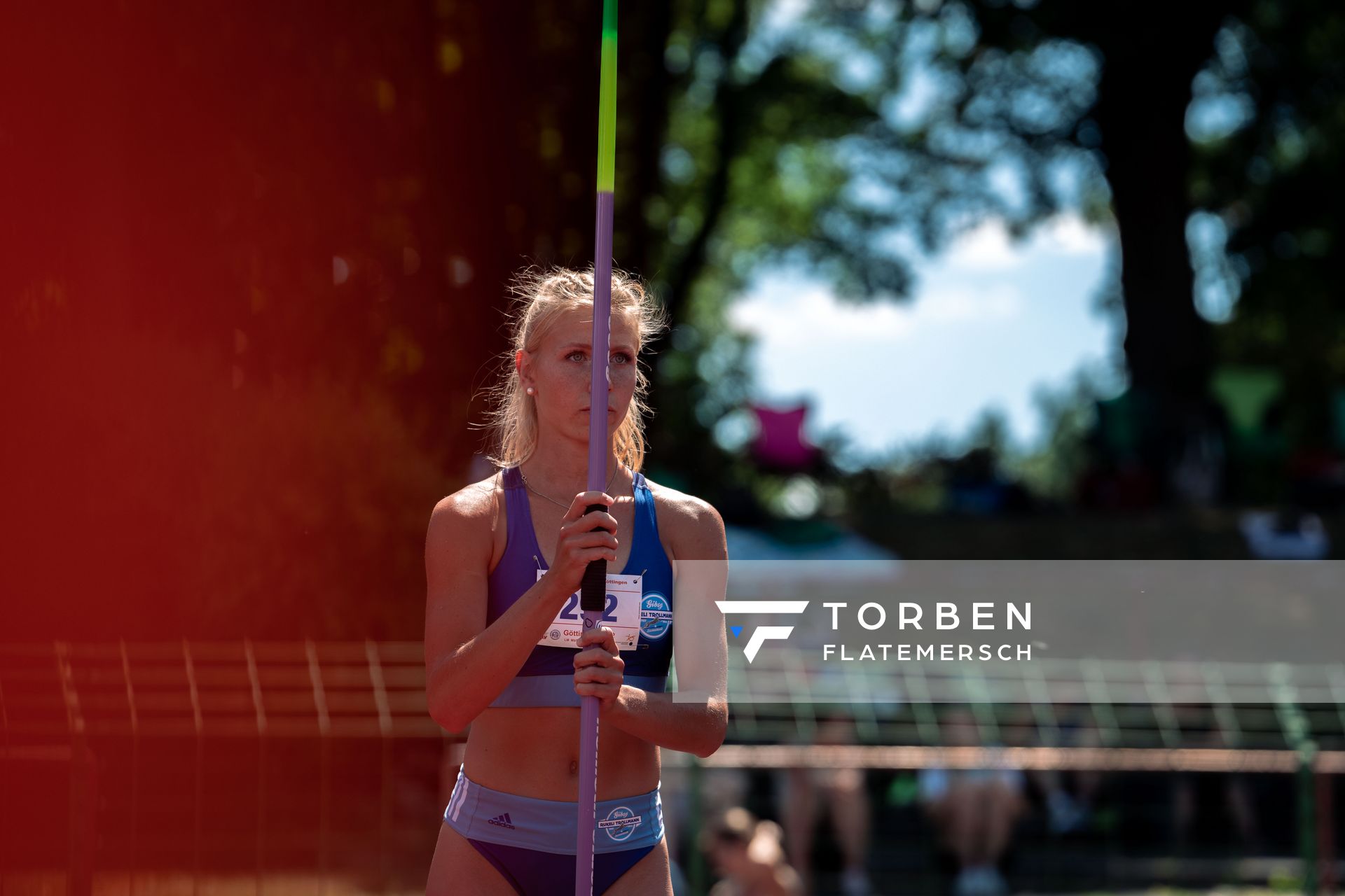 Veronique Quednau (Rukeli Trollmann e. V.) am 02.07.2022 waehrend den NLV+BLV Leichtathletik-Landesmeisterschaften im Jahnstadion in Goettingen (Tag 1)